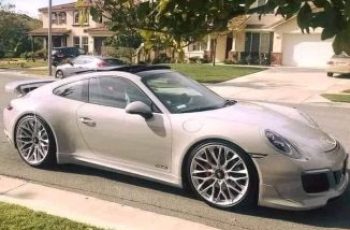 A 17-year-old boy who works part-time at Pizza Hut drives up to park in front of the house in a beautiful Porsche