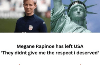 TRUE: Megan Rapinoe To Leave America Soon